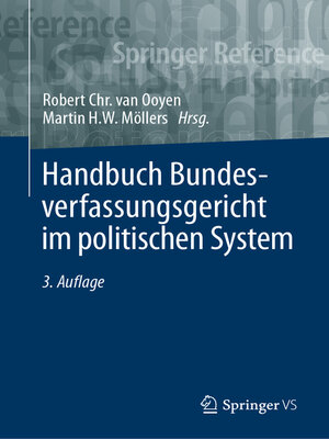 cover image of Handbuch Bundesverfassungsgericht im politischen System